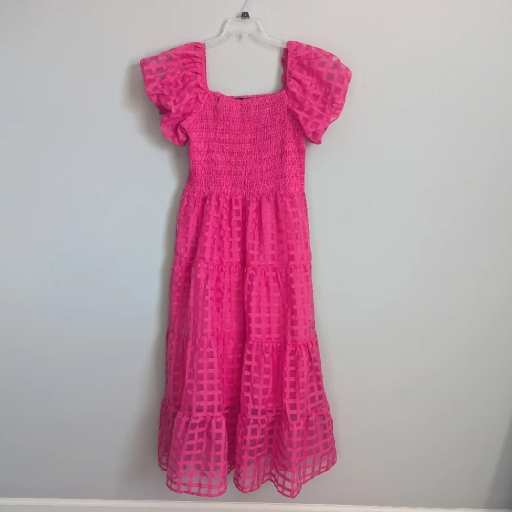 Pretty Garden Pink Maxi Dress - Picture 1 of 11